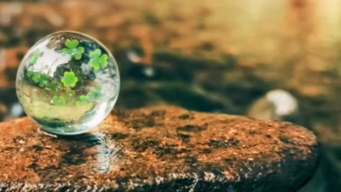 Crystal animations, nature, view Stock Footage 201004709