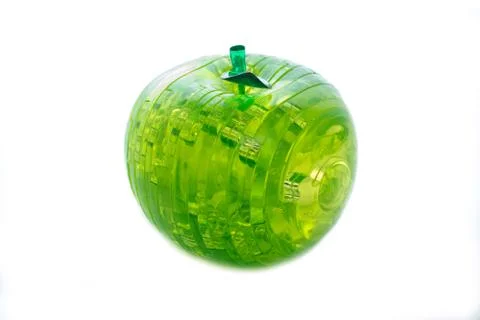 Crystal apple Stock Photos