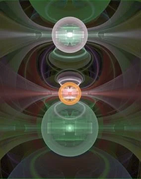 Crystal array Stockillustratie