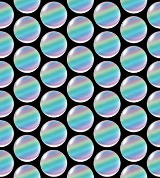 Crystal ball array pattern rainbow 스톡 일러스트