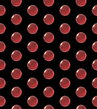 Crystal ball dot pattern red Illustrazione stock