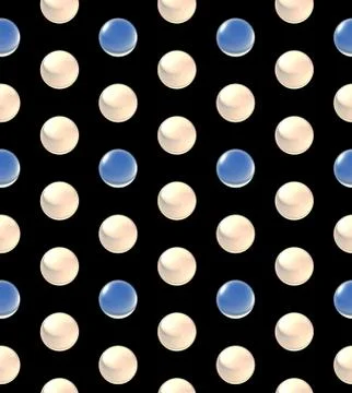 Crystal ball dot pattern white blue Illustrazione stock