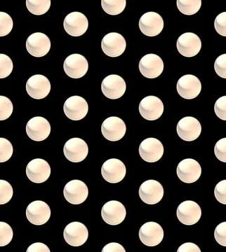 Crystal ball dot pattern white Stock Illustration