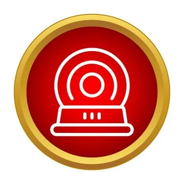 Crystal ball icon predicting future and foreseeing destiny Stock Illustration