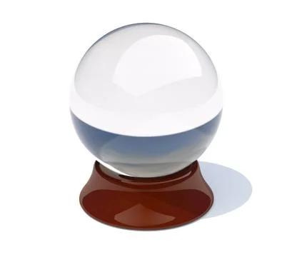 Crystal ball Illustrazione stock