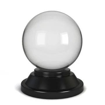 Crystal ball Stock Illustration