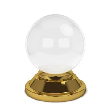 Crystal ball Stock Illustration