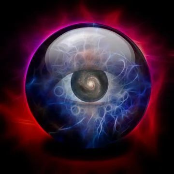 Crystal Ball Stock Illustration