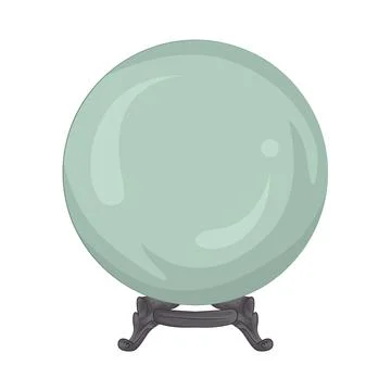 Crystal Ball Illustration Stock Illustration