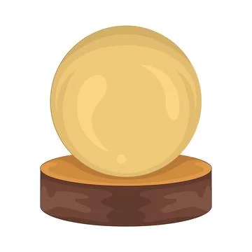 Crystal Ball Illustration Stock Illustration