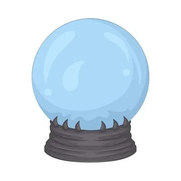 Crystal Ball Illustration Stock Illustration