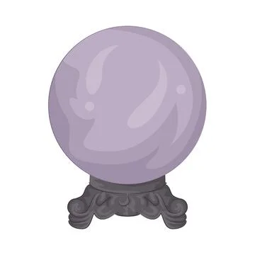 Crystal Ball Illustration Stock Illustration