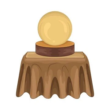 Crystal Ball Illustration Stock Illustration