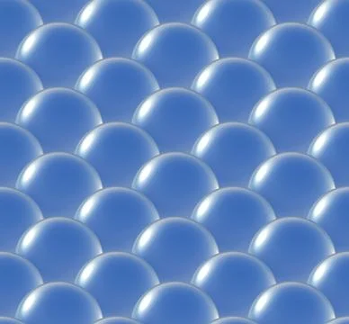 Crystal ball overlap pattern blue Stock Illustration