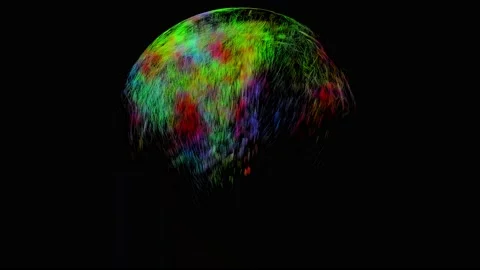 Crystal Ball Particles 01 (4320p 23.976) Stock Footage 192578535