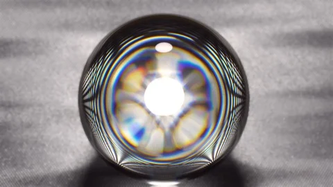 Crystal ball with reflection. Stock Footage 97611056