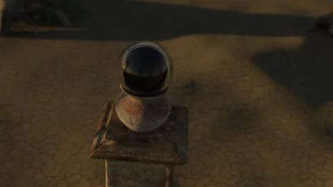 Crystal Ball Surreal Stock Footage 248863348