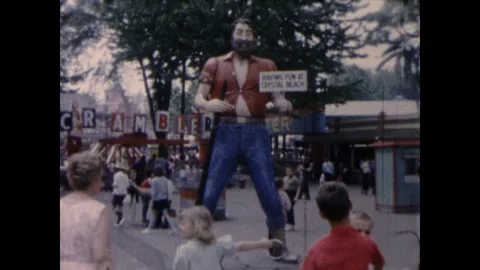 Crystal beach Park Stock Footage 251917783