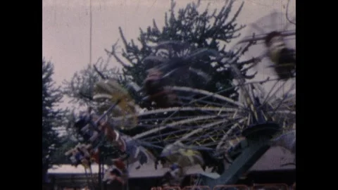 Crystal beach Park rides Video stock 251917340