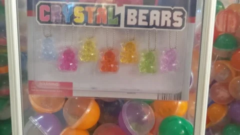 Crystal Bears Coin Machine Stock-Footage 146699890