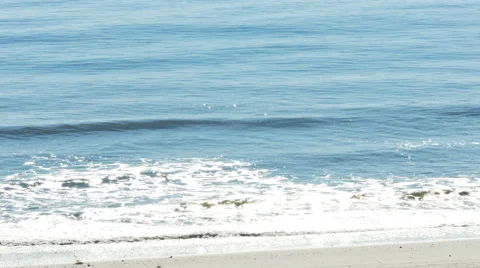 Crystal Blue Ocean Waves Sparkling in the Sunlight, 4K Stock Footage 60575820