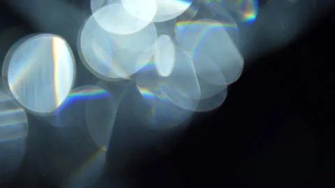 Crystal, bokeh, dazzling light, Light leaks, flashing, streaking, scattered   스톡 동영상 320322793