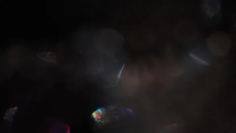 Crystal bokeh light dance, sparkling rainbow effect Vídeo Stock 317448219