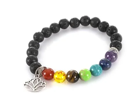 Crystal bracelet in studio Foto stock