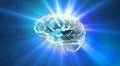 the crystal brain render Illustration