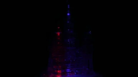 Crystal castle Stock Footage