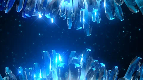 Crystal Cave Stock Footage