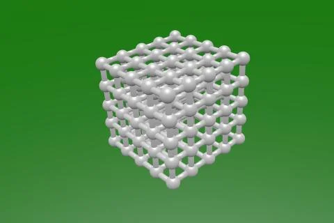 Crystal cell Stock Illustration