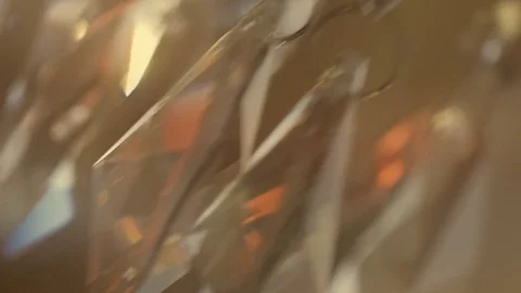 Crystal chandelier. Close up. Vídeos de archivo 70199530