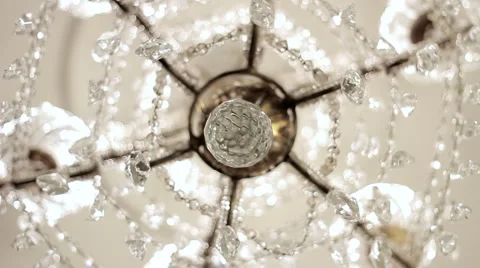 Crystal Chandelier Video stock 1919173