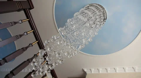 Crystal Chandelier. Stock-Footage 25232360