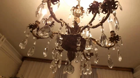 Crystal Chandelier Stockbeeldmateriaal 37780685