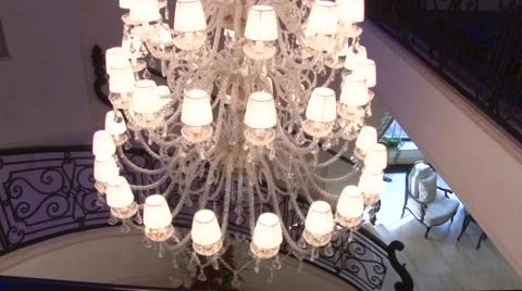 Crystal Chandelier Stock Footage 41735290