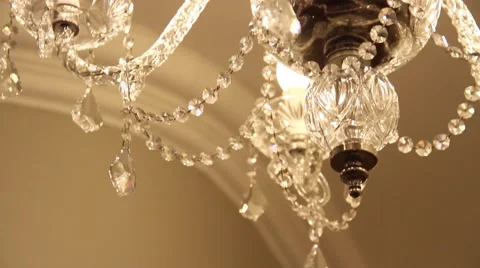 Crystal chandelier Stock Footage 51535849