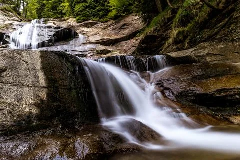 Crystal Clear Alpine Stream Stock Photos