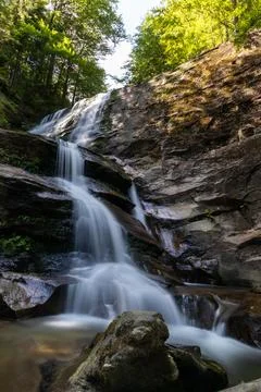 Crystal Clear Alpine Stream Stock Photos