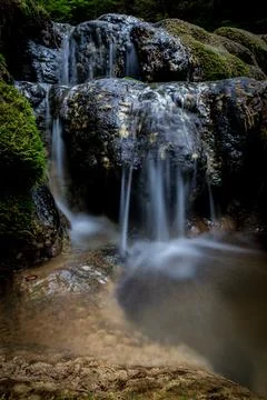 Crystal Clear Alpine Stream Stock Photos