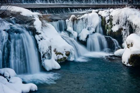 Crystal Clear Alpine Stream Stock Photos