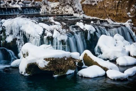 Crystal Clear Alpine Stream Stock Photos