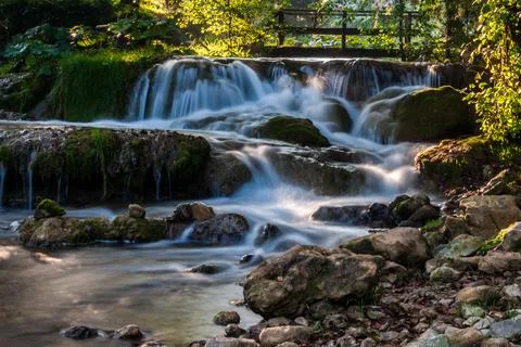 Crystal Clear Alpine Stream Stock Photos