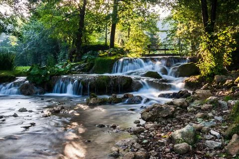 Crystal Clear Alpine Stream Stock Photos