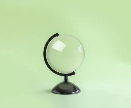 Crystal clear ball, model Stock Photos