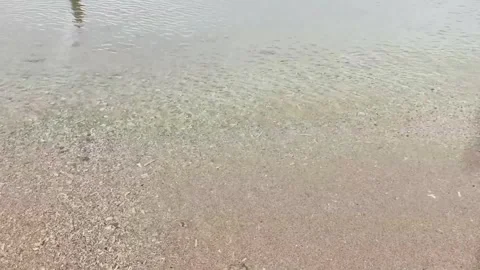 Crystal clear ocean water waves Stock Footage 333299297