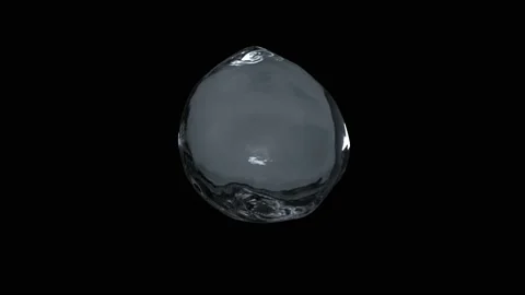 Crystal clear raindrop, teardrop, realistic 3D rendering animation Vidéo 144545450