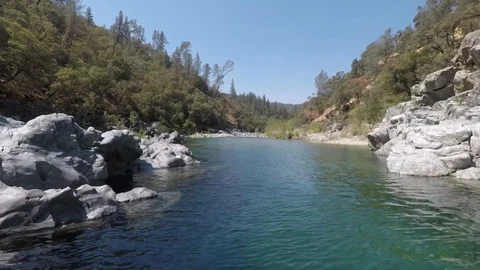 Crystal Clear River Stock Footage 87158461