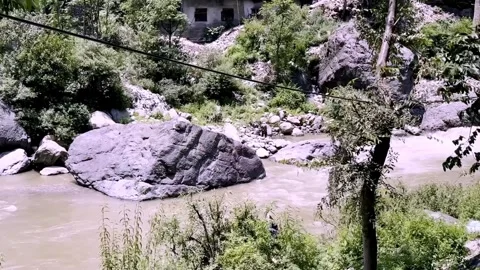 Crystal Clear River Water Flowing Through Scenic Natural Landscape Видео 339535382